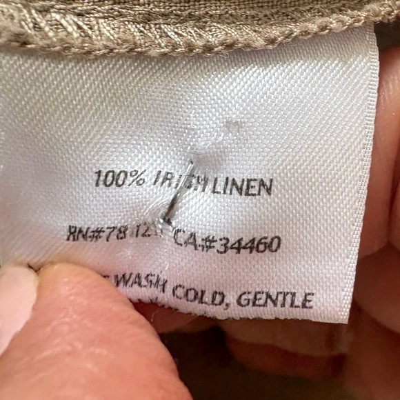 Eileen Fisher Hooded Irish Linen Jacket - Picture 9 of 9